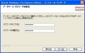 OracleXEinstall7